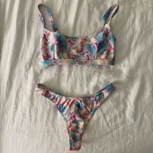 ASOS | bikini set tie dye